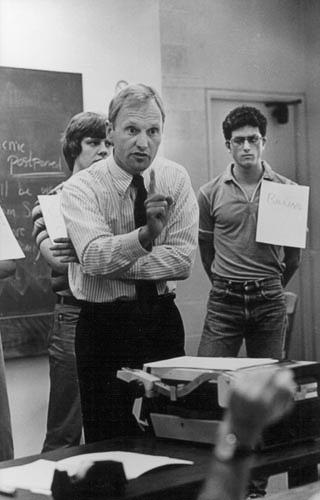 Professor John J. Donovan teaching at Sloan School